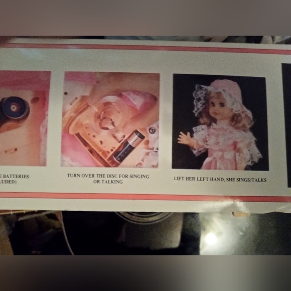 Vintage battery operated Lisa singing talking doll in box never open never used - Picture 2 of 12